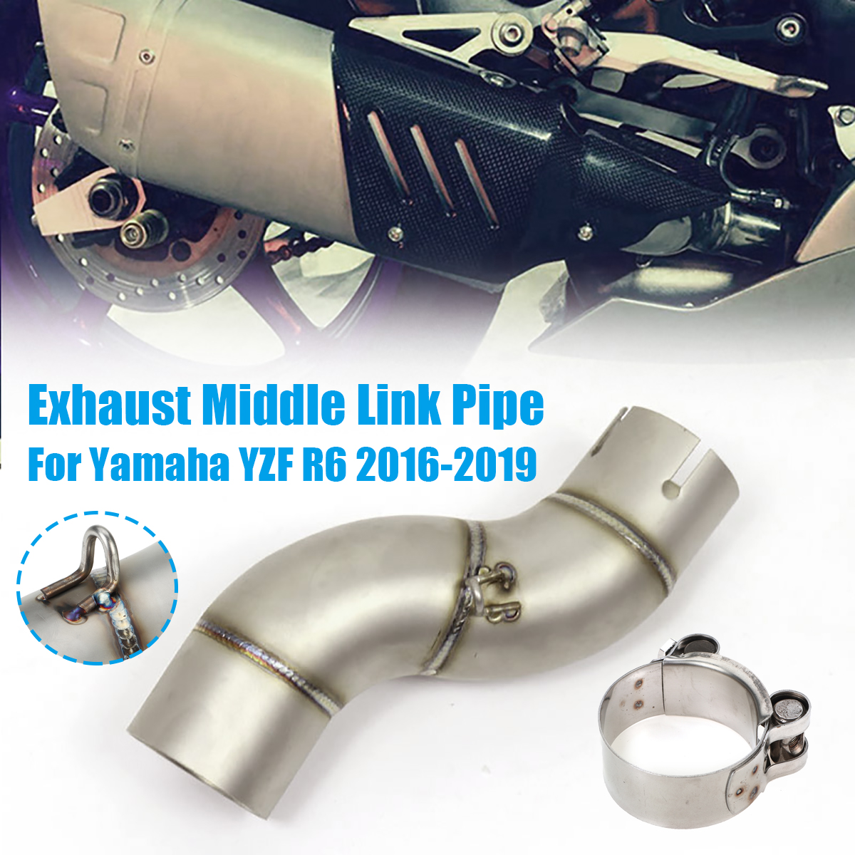 Motorcycle-Exhaust-Middle-Link-Pipe-For-Yamaha-YZF-R6-2016-2019-1768851