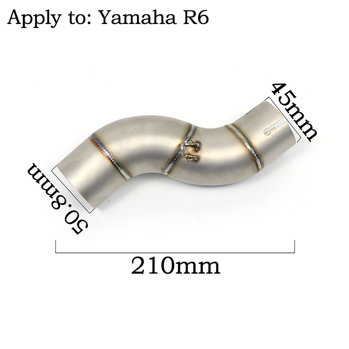 Motorcycle-Exhaust-Middle-Link-Pipe-For-Yamaha-YZF-R6-2016-2019-1768851