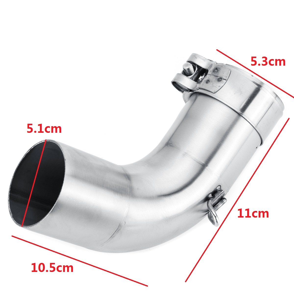Motorcycle-Exhaust-Middle-Pipe-Link-Pipe-For-Honda-CB1000R-09-18-Stainless-Steel-1784190