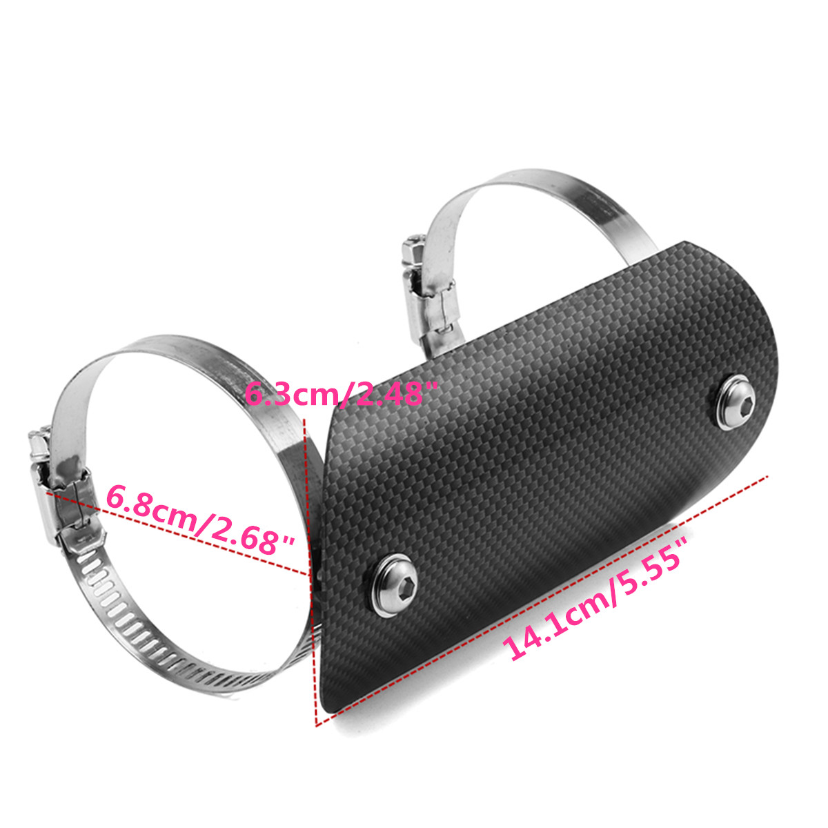 Motorcycle-Exhaust-Muffler-Heat-Shield-Pipe-Protector-Cover-Heel-Guard-1295223
