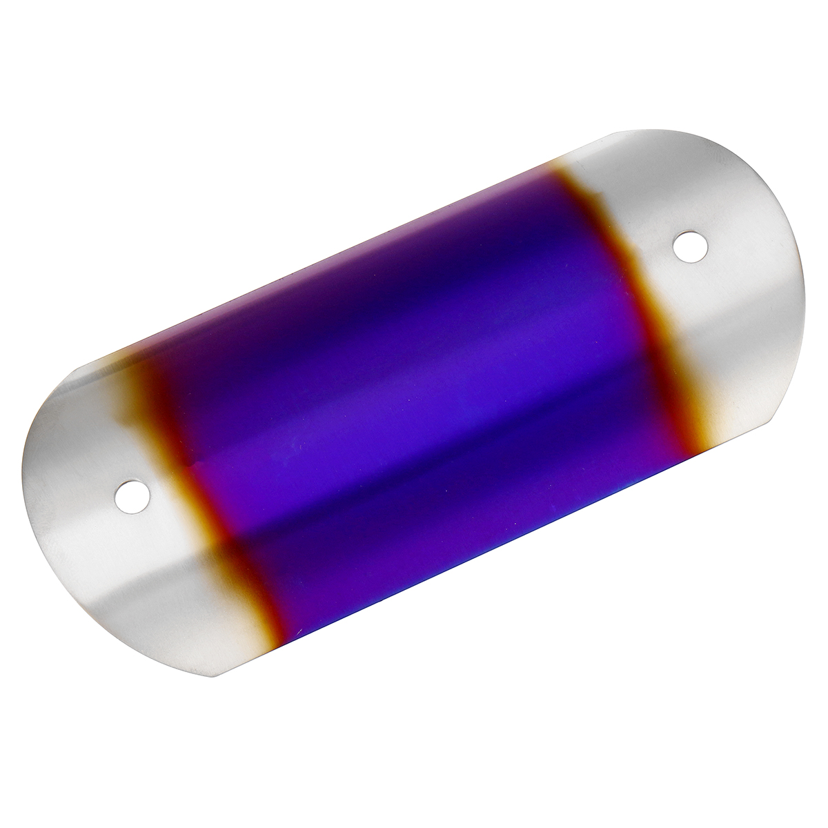 Motorcycle-Exhaust-Muffler-Middle-Pipe-Grilled-Blue-Heat-Shield-Cover-Heel-Guard-Universal-1375270