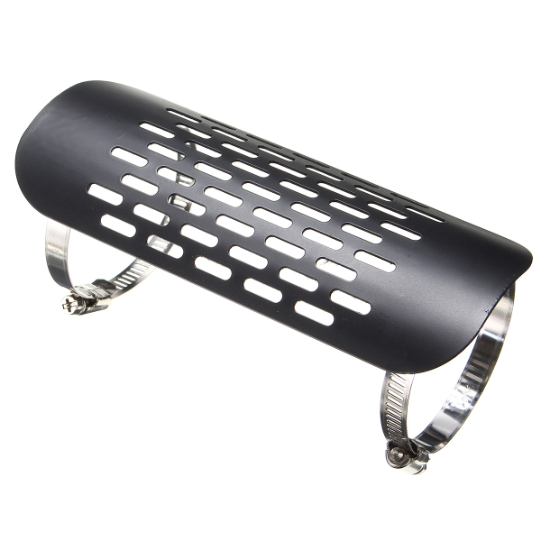 Motorcycle-Exhaust-Muffler-Pipe-Heat-Shield-Cover-For-Harley-Chopper-Cruiser-1117961