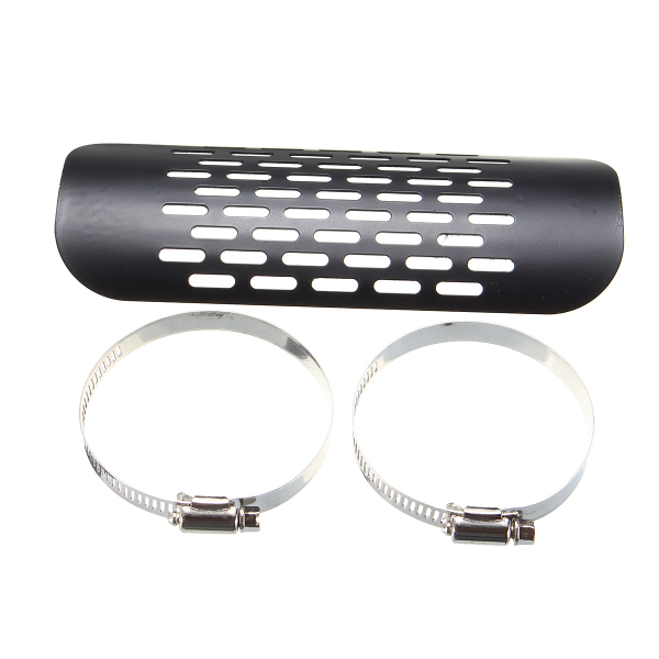 Motorcycle-Exhaust-Muffler-Pipe-Heat-Shield-Cover-For-Harley-Chopper-Cruiser-1117961