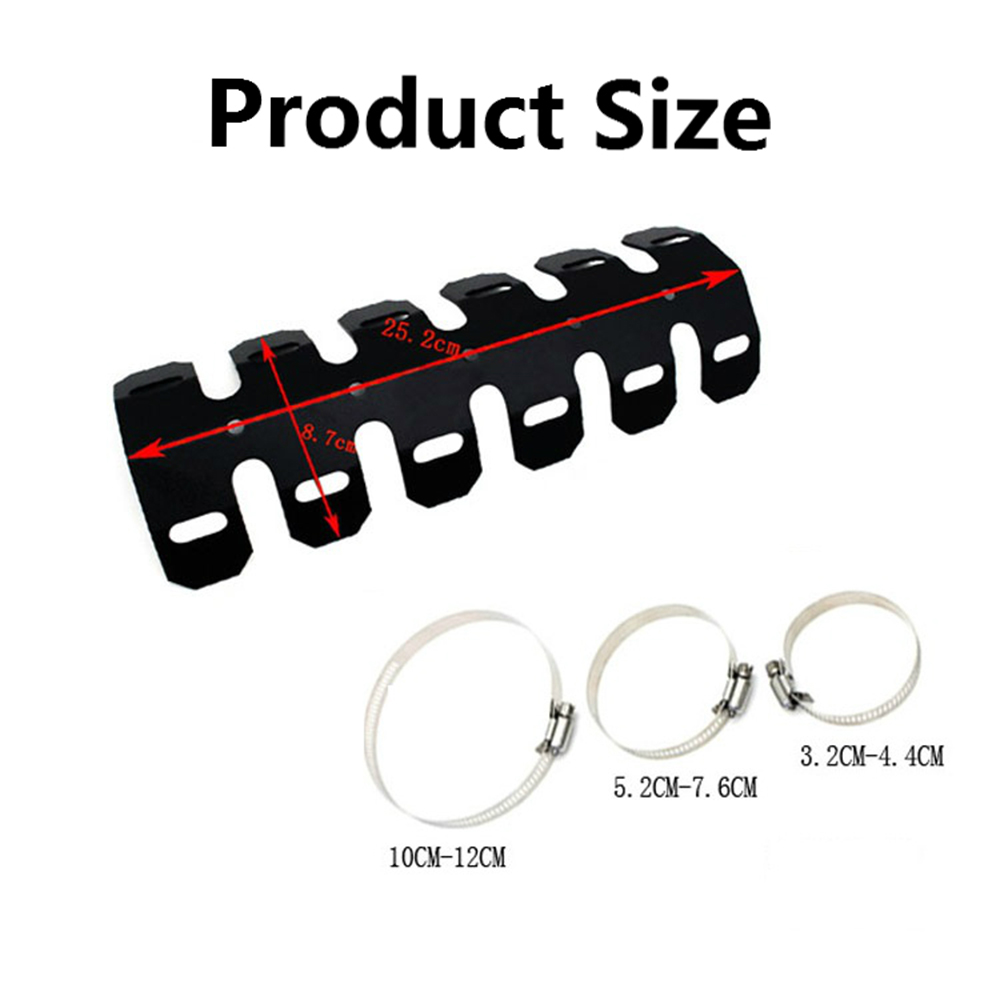 Motorcycle-Exhaust-Muffler-Pipe-Protector-Heat-Shield-Cover-Aluminum-For-Honda-Chopper-Cruiser-Unive-1702271