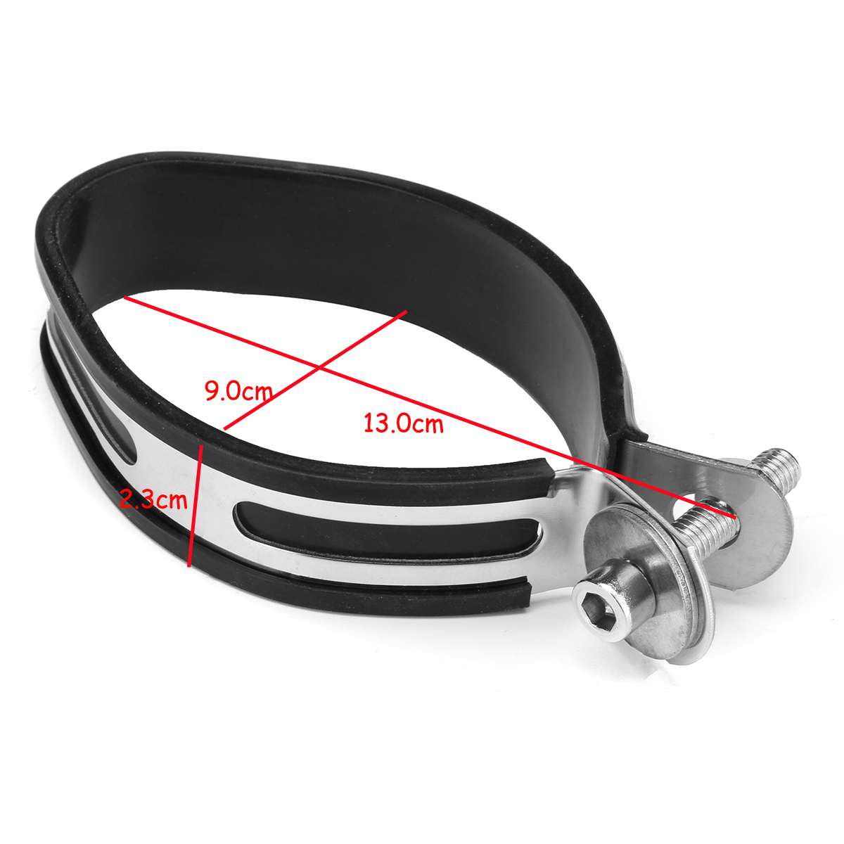 Motorcycle-Exhaust-Muffler-Silencer-Pipe-Can-Hanging-Clamp-Strap-Mount-Bracket-1334475