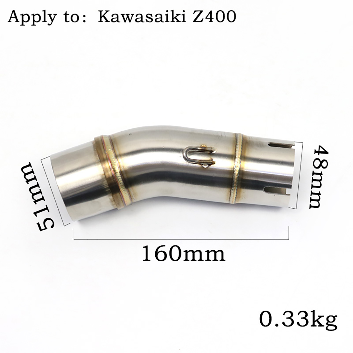 Motorcycle-Mid-Exhaust-Middle-Muffler-Pipe-Link-Without-Exhaust-Slip-On-Escape-For-Kawasaki-Ninja400-1749727