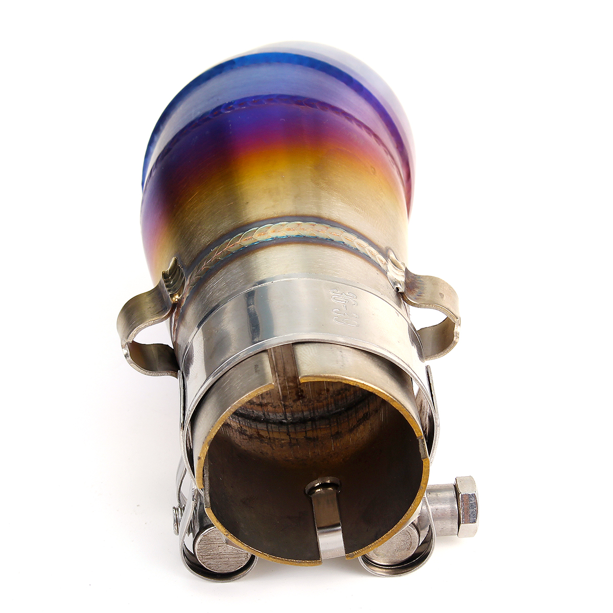 Motorcycle-Mid-Exhaust-Muffler-Link-Pipe-Tube-Escape-Connect-Adapter-Pipe-Spring-Clamp-For-Kawasaki--1780667