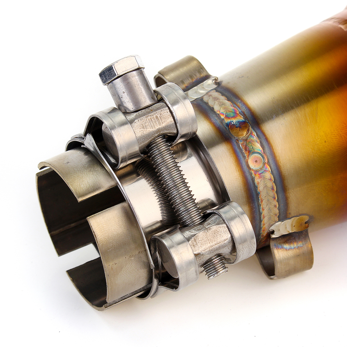 Motorcycle-Mid-Exhaust-Muffler-Link-Pipe-Tube-Escape-Connect-Adapter-Pipe-Spring-Clamp-For-Kawasaki--1780667