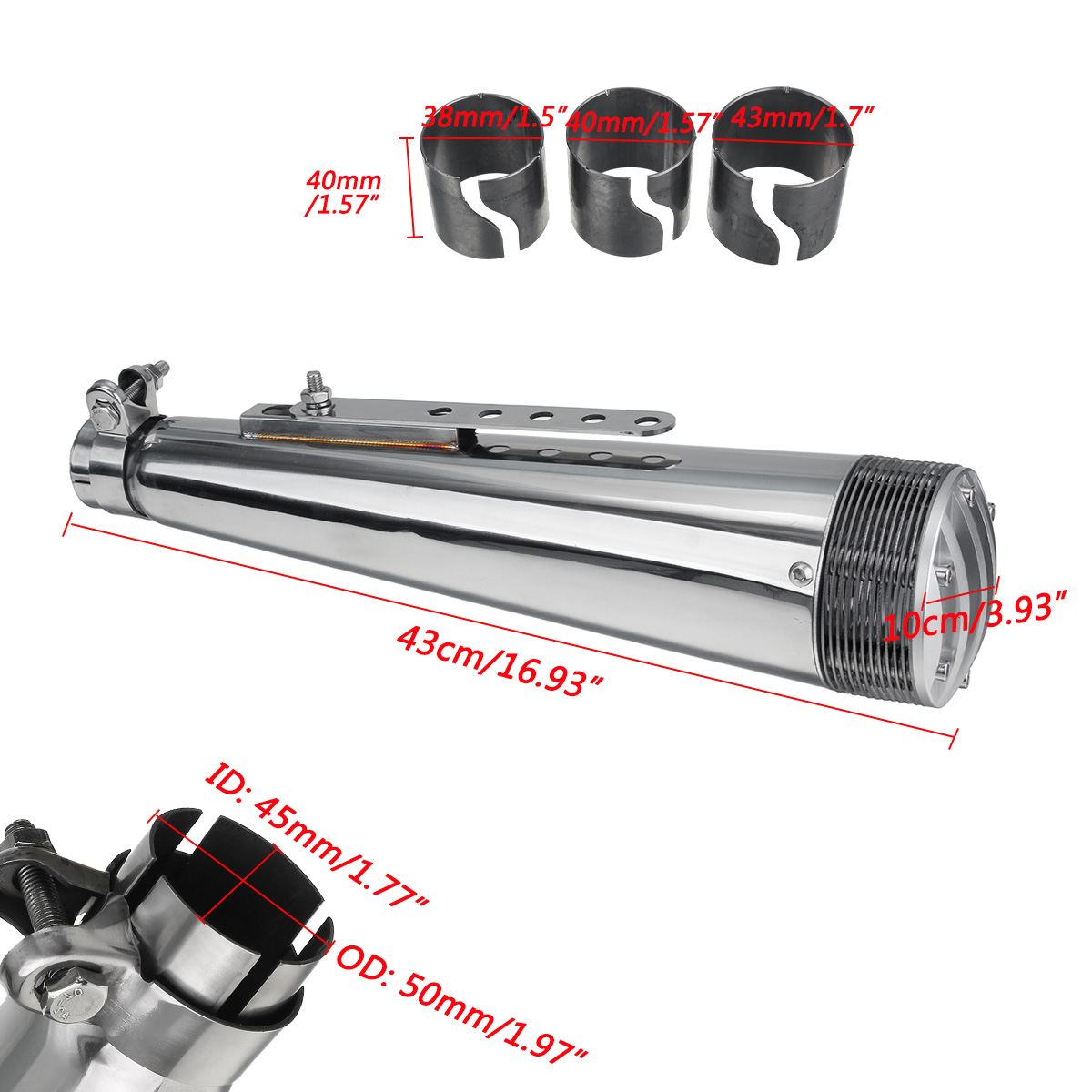 Motorcycle-Muffler-Exhaust-Silencer-Pipe-Retro-For-Cafe-Racer-Bobber-Dirt-Street-Bike-Custom-ATV-1788713