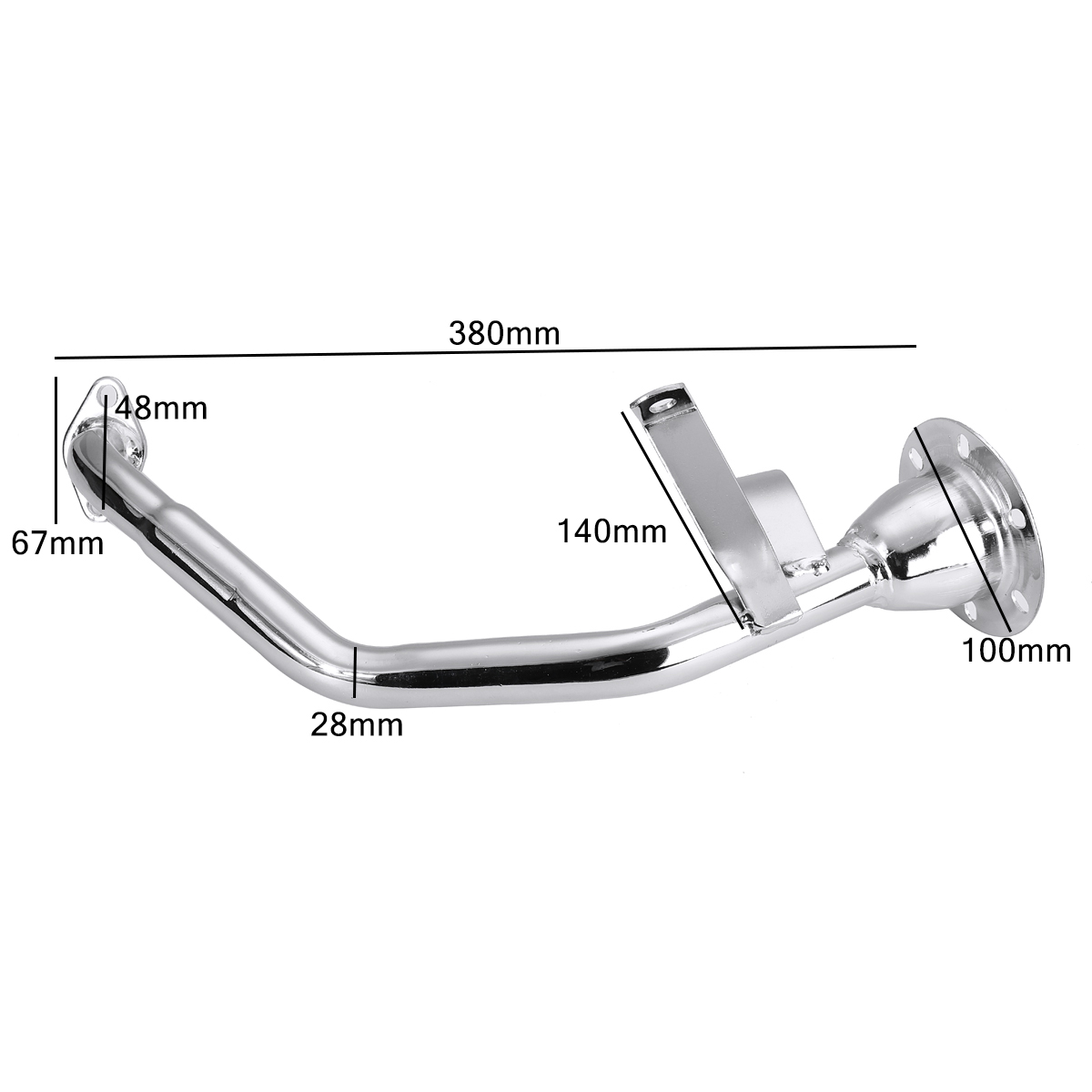 Motorcycle-Performance-Exhaust-Muffler-Pipe-Scooter-For-GY6-150cc-125cc-Aluminum-Blcak-1705325