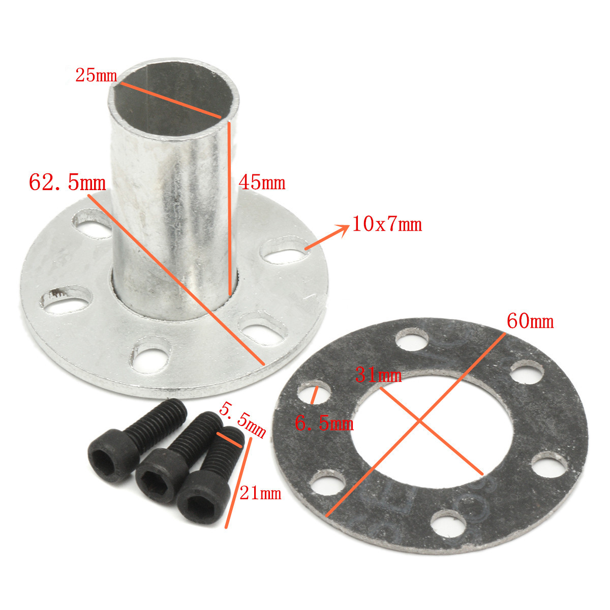 Motorcycle-Race-Steel-Exhaust-Muffler-Silencer-Pipe-Universal-For-Street-Scooter-1357566