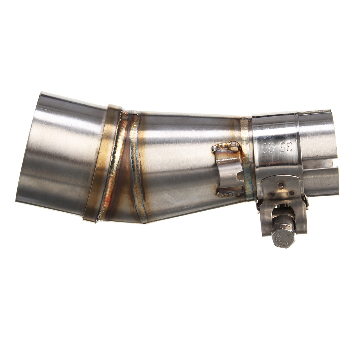 Motorcycle-Slip-on-Exhaust-Mid-Pipe-Muffler-Link-For-Kawasaki-Z250-Ninja-250-300-1427927