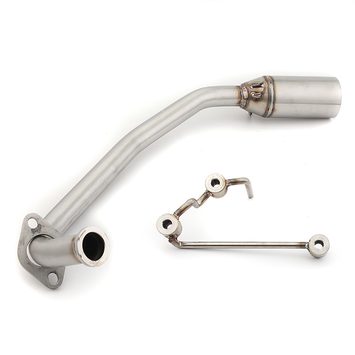 Motorcycle-Stainless-Steel-Exhaust-Muffler-System-Front-Link-Pipe-For-Honda-PCX125-150-1311883