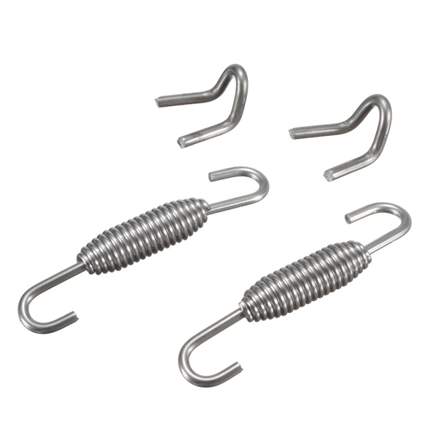 Pair-64mm-Stainless-Steel-Muffler-Exhaust-Pipe-Spring-For-Motorcycle-ATV-1059670