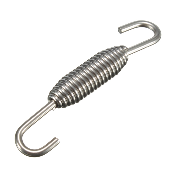 Pair-64mm-Stainless-Steel-Muffler-Exhaust-Pipe-Spring-For-Motorcycle-ATV-1059670