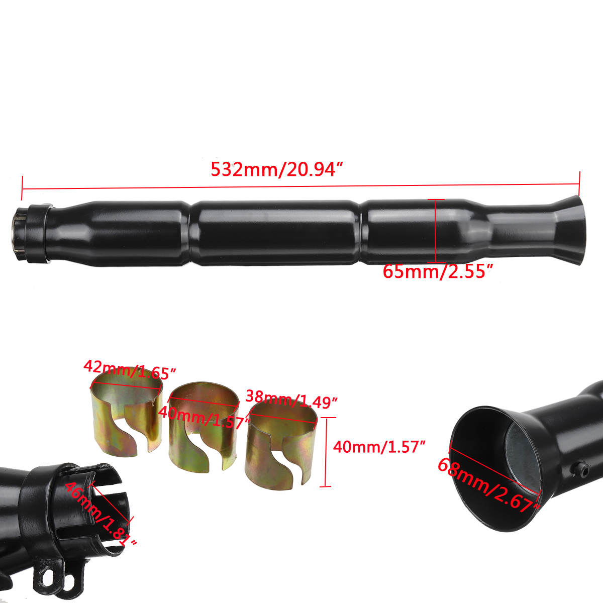 Retro-Vintage-Motorbike-Exhaust-Pipe-Muffler-Silencer-Tip-Rear-Tube-For-Bobber-Cafe-Racer-Universal-1794064