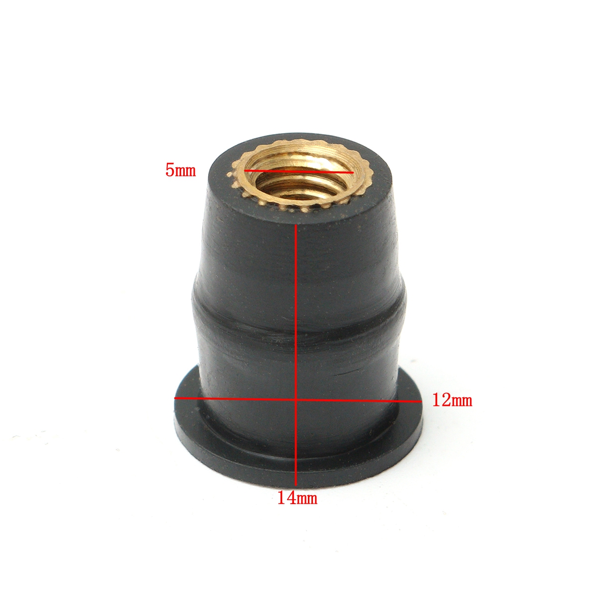 10pcs-M5-5mm-Metric-Rubber-Well-Nuts-Windscreedn-Motorcycle-Wind-Shield-Fairing-Cowl-1170076