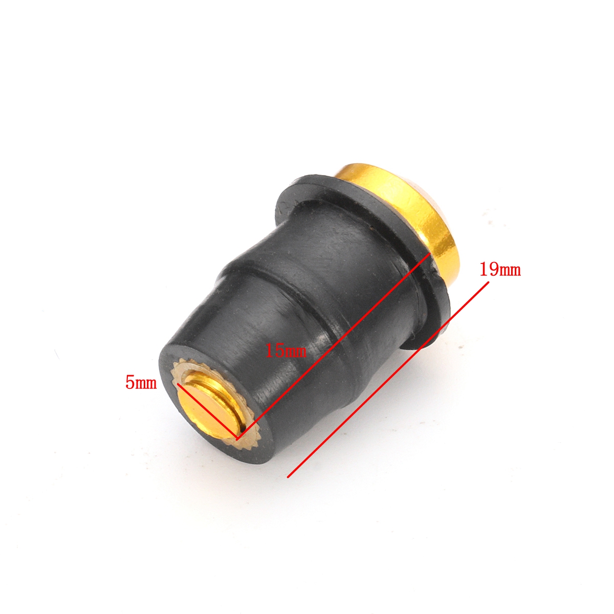 10pcs-Motorcycle-M5x15mm-Windscreen-Windshield-Fairing-Nut-Bolt-Screw-Gold-1356011