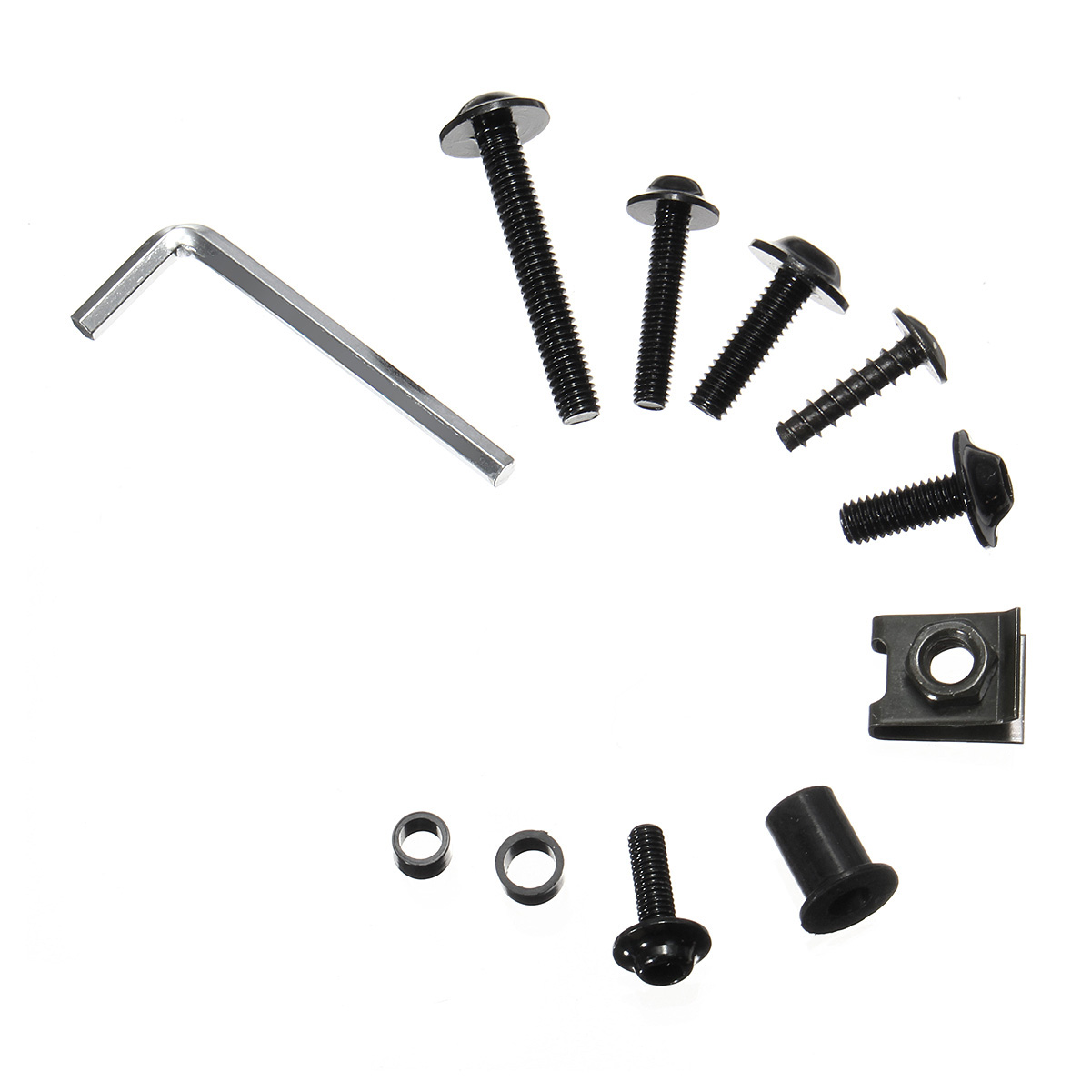 134pcs-Black-CNC-Motorcycle-Fairing-Screws-Kit-Windshield-Body-Bolts-Fastener-Set-1245630