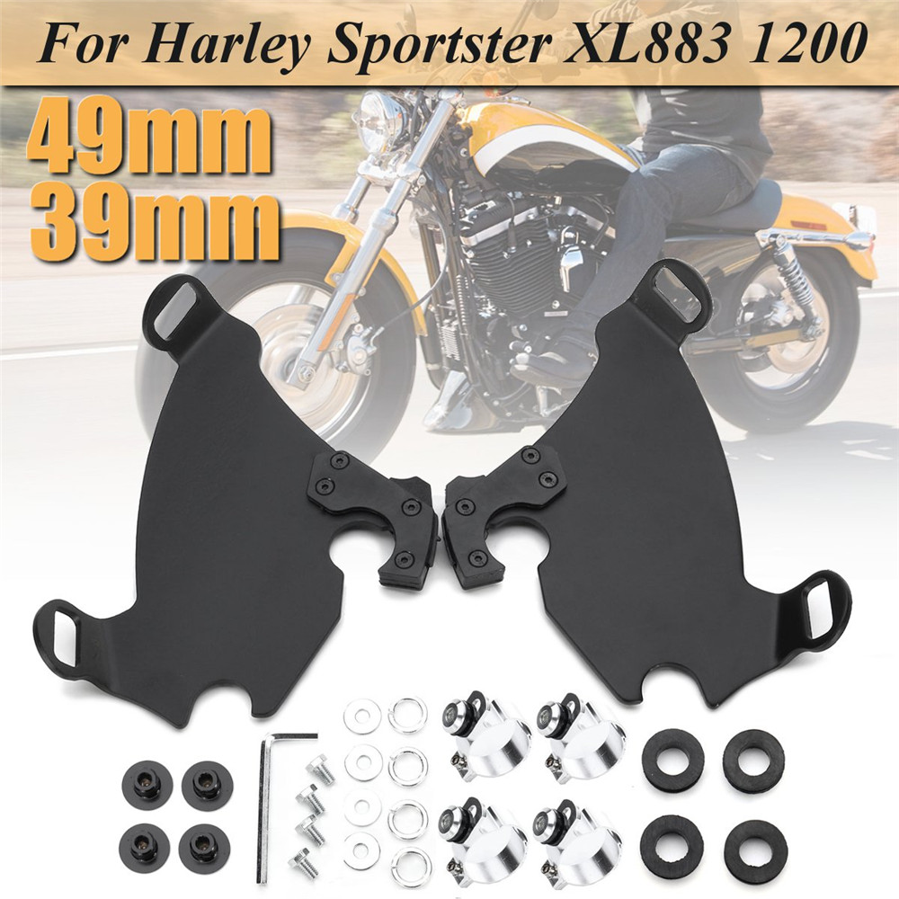 3949MM-Motorcycle-Headlight-Full-Fairing-Trigger-Lock-Mounting-Kits-For-Harley-Sportster-XL883-1200-1409651