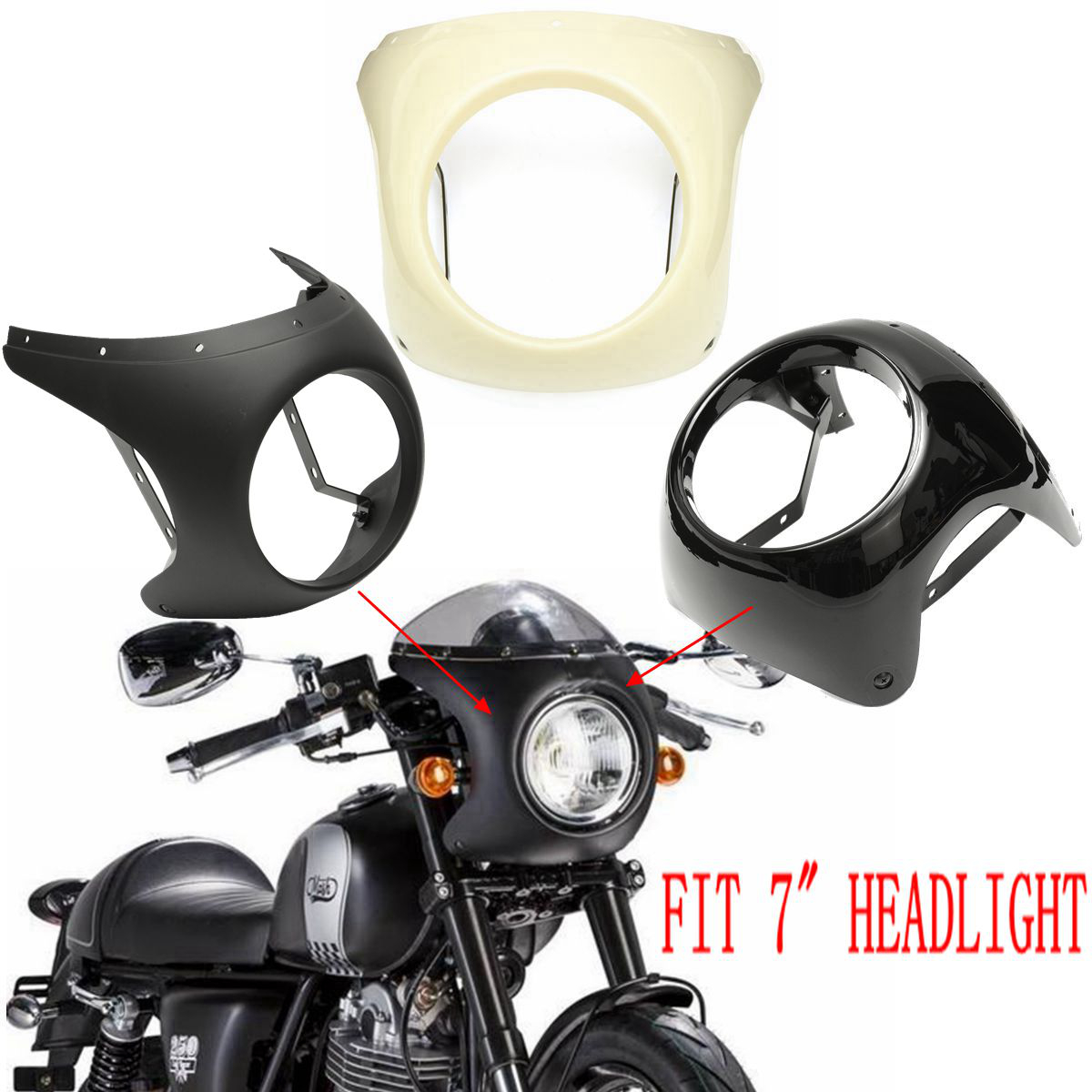 7inch-Motorcycle-Headlight-Handlebar-Fairing-Retro-Cafe-Racer-Style-Universal-1240233