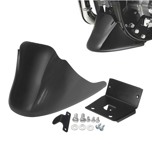 Chin-Fairing-Front-Spoiler-Black-For-Harley-Davidson-XL-Sportster-883-1200-Motorcycle-1476061