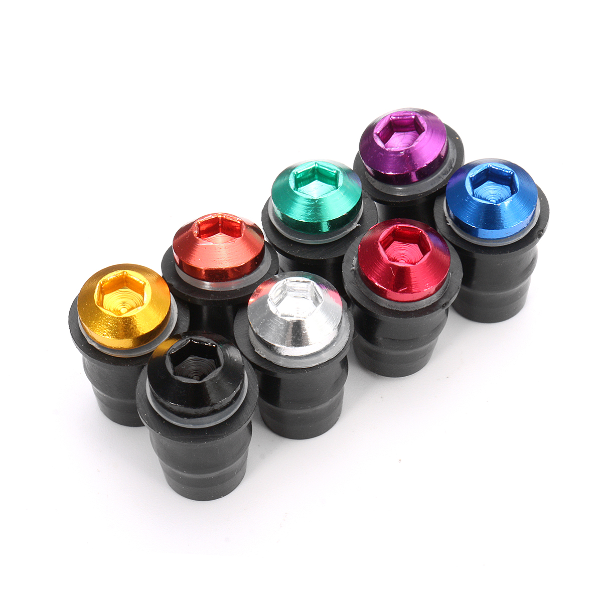 M5x15mm-CNC-Windscreen-Windshield-Fairing-Nut-Bolts-Screw-Motorcycle-Bike-1261397