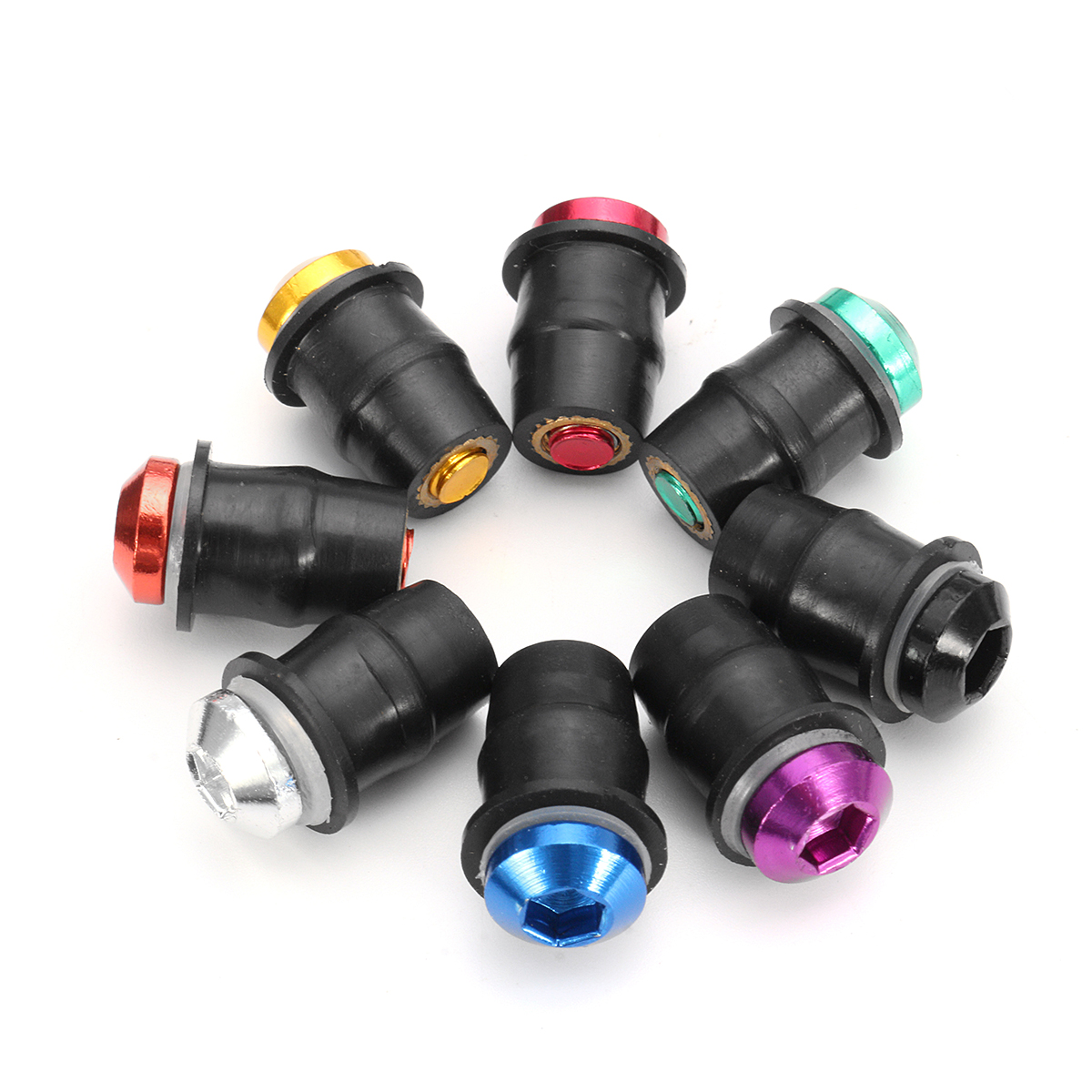 M5x15mm-CNC-Windscreen-Windshield-Fairing-Nut-Bolts-Screw-Motorcycle-Bike-1261397
