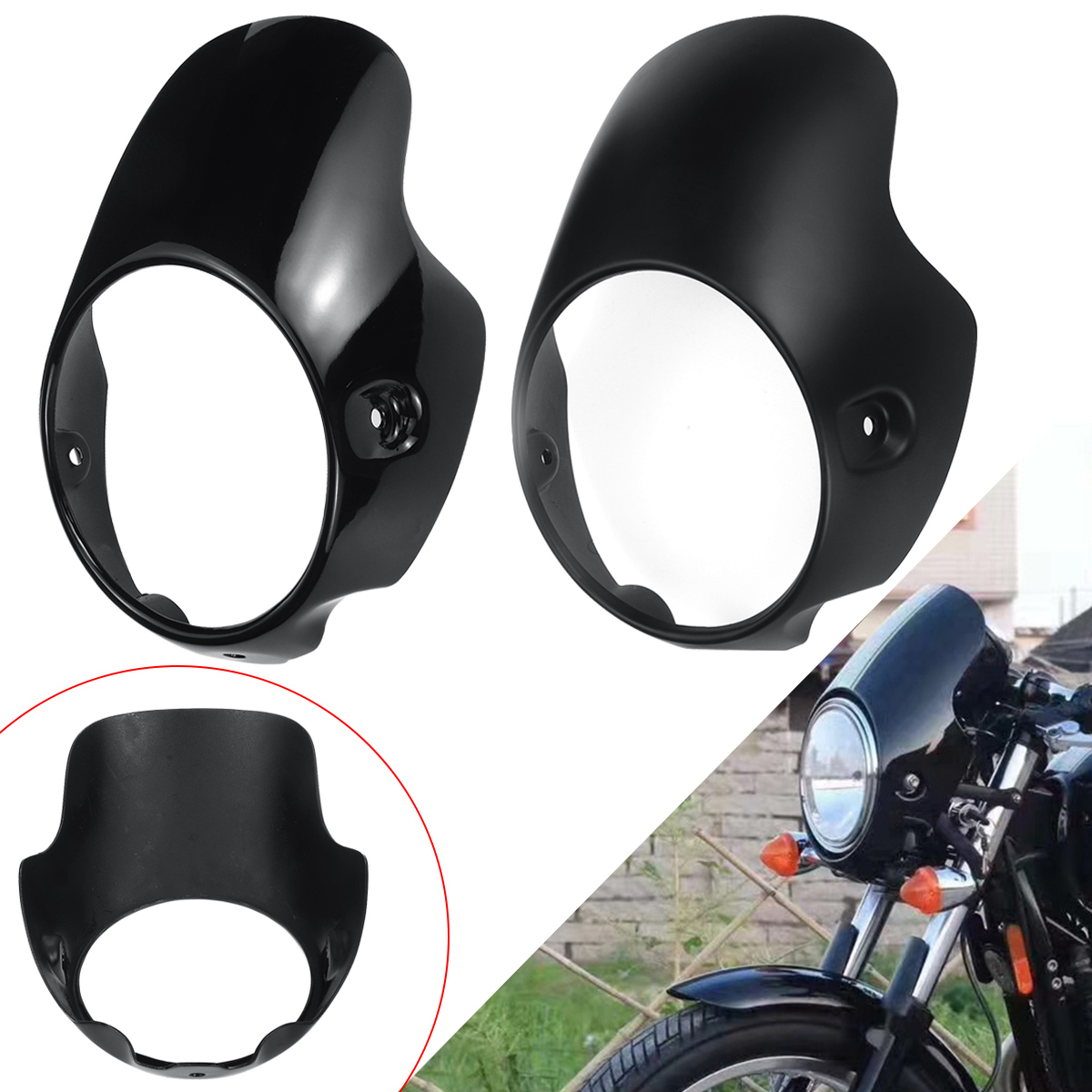 Motorcycle-7-Headlight-Fairing-Cowl-For-Triumph-BONNEVILLE-T100-T120-SE-Thruxton-900-Scrambler-1729744