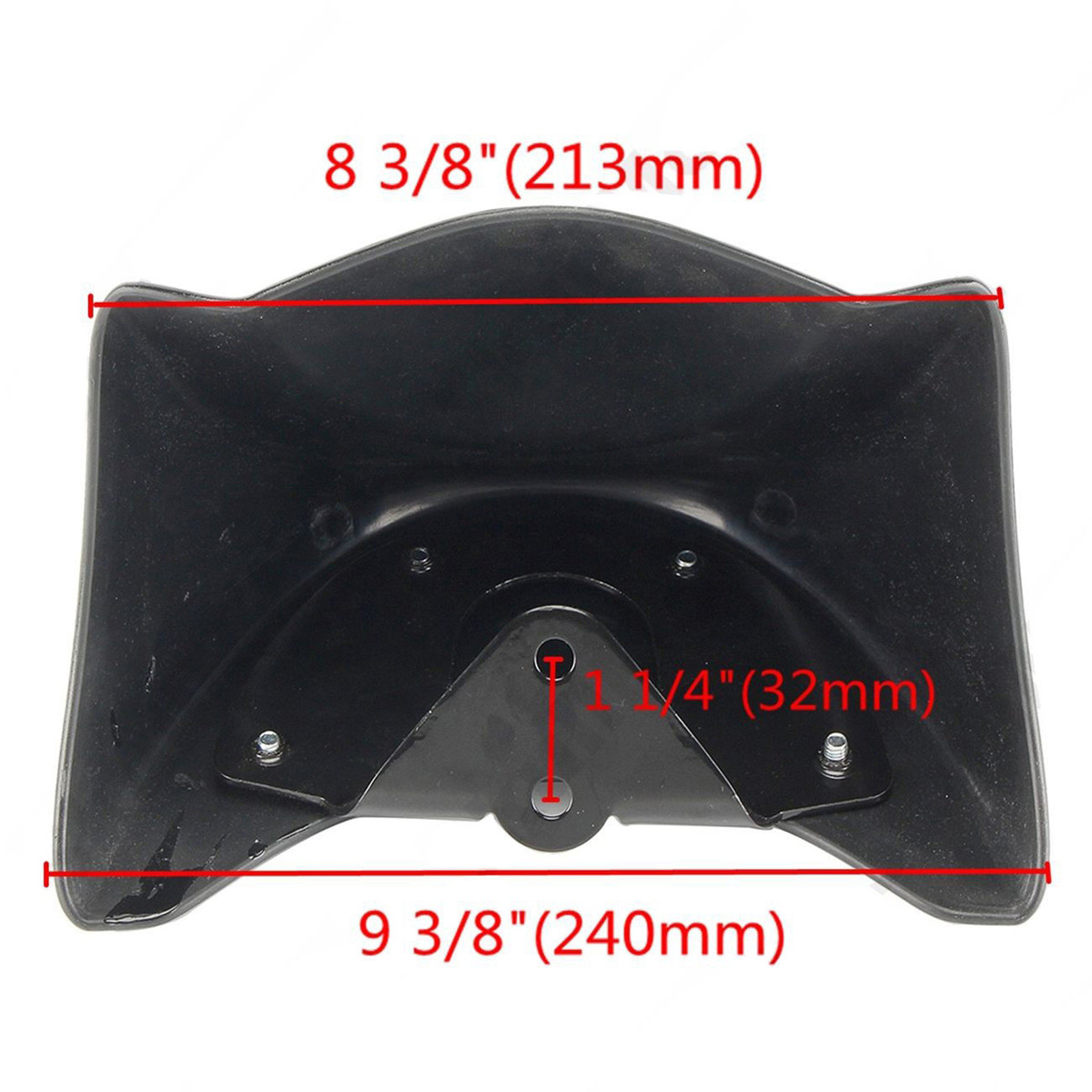 Motorcycle-Front-Chin-Spoiler-Fairing-Mudguard-Cover-Glossy-Black-For-Harley-Dyna-2006-2017-1301921