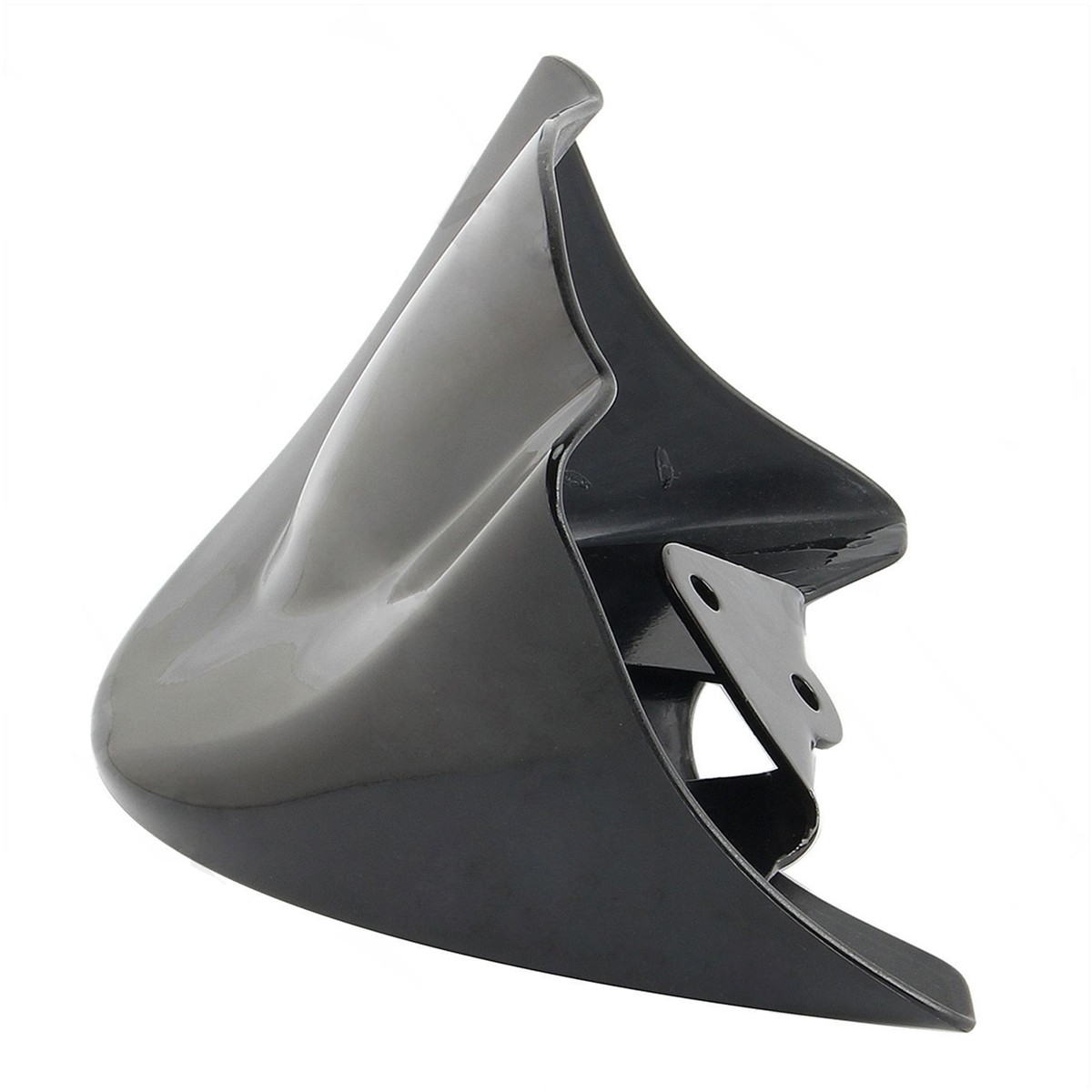 Motorcycle-Front-Chin-Spoiler-Fairing-Mudguard-Cover-Glossy-Black-For-Harley-Dyna-2006-2017-1301921