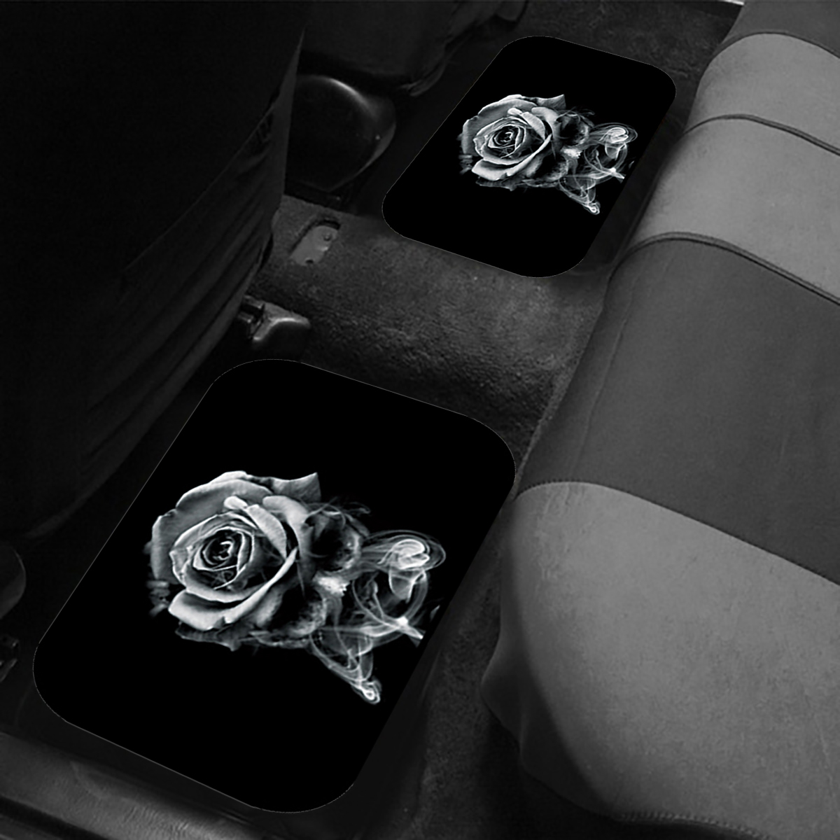 421-Pcs-Car-Seat-Mats-Rubber-Back-Universal-Fit-Non-Slip-Dustproof-Skull-3D-1803010