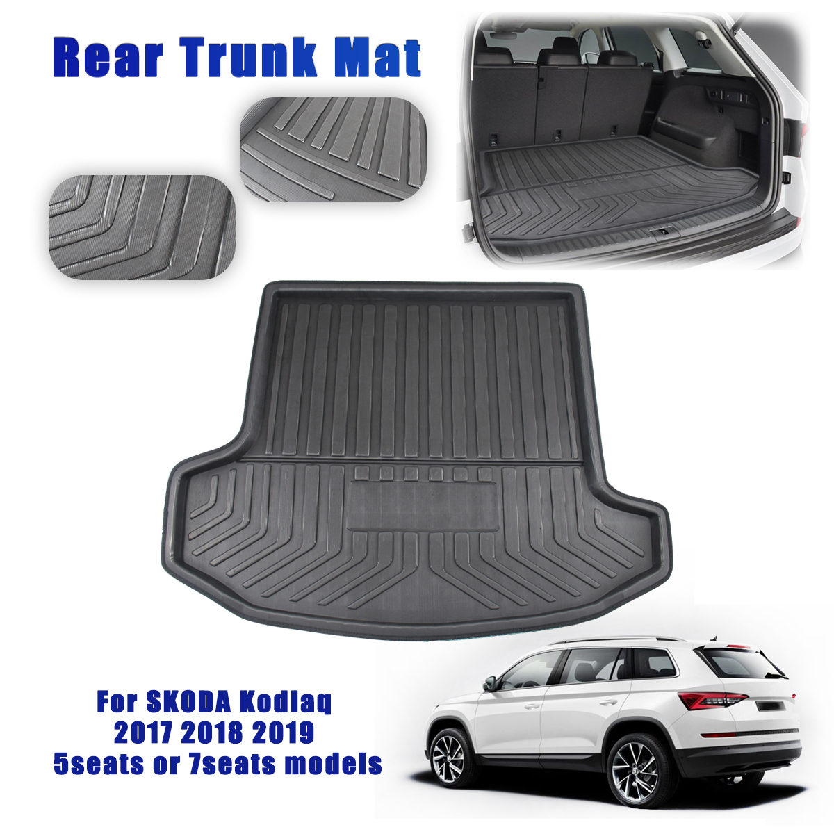 57-Seater-Waterproof-Anti-Scratch-Chemical-Resistant-Rear-Car-Trunk-Mat-Cargo-Liner-For-SKODA-Kodiaq-1537011