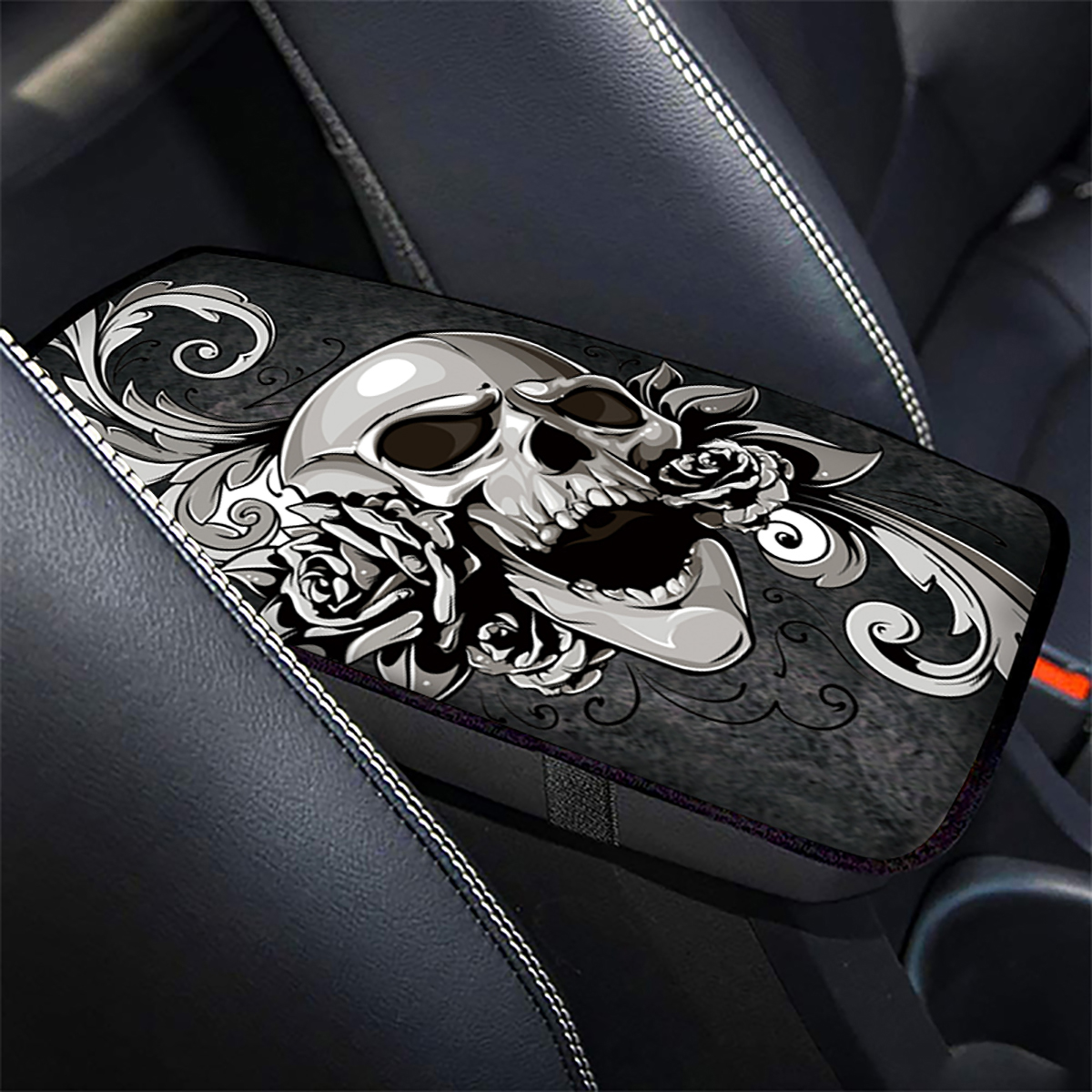Car-Mats-Rubber-Black-Universal-Fit-Non-Slip-Dustproof-Skull-3D-1803009