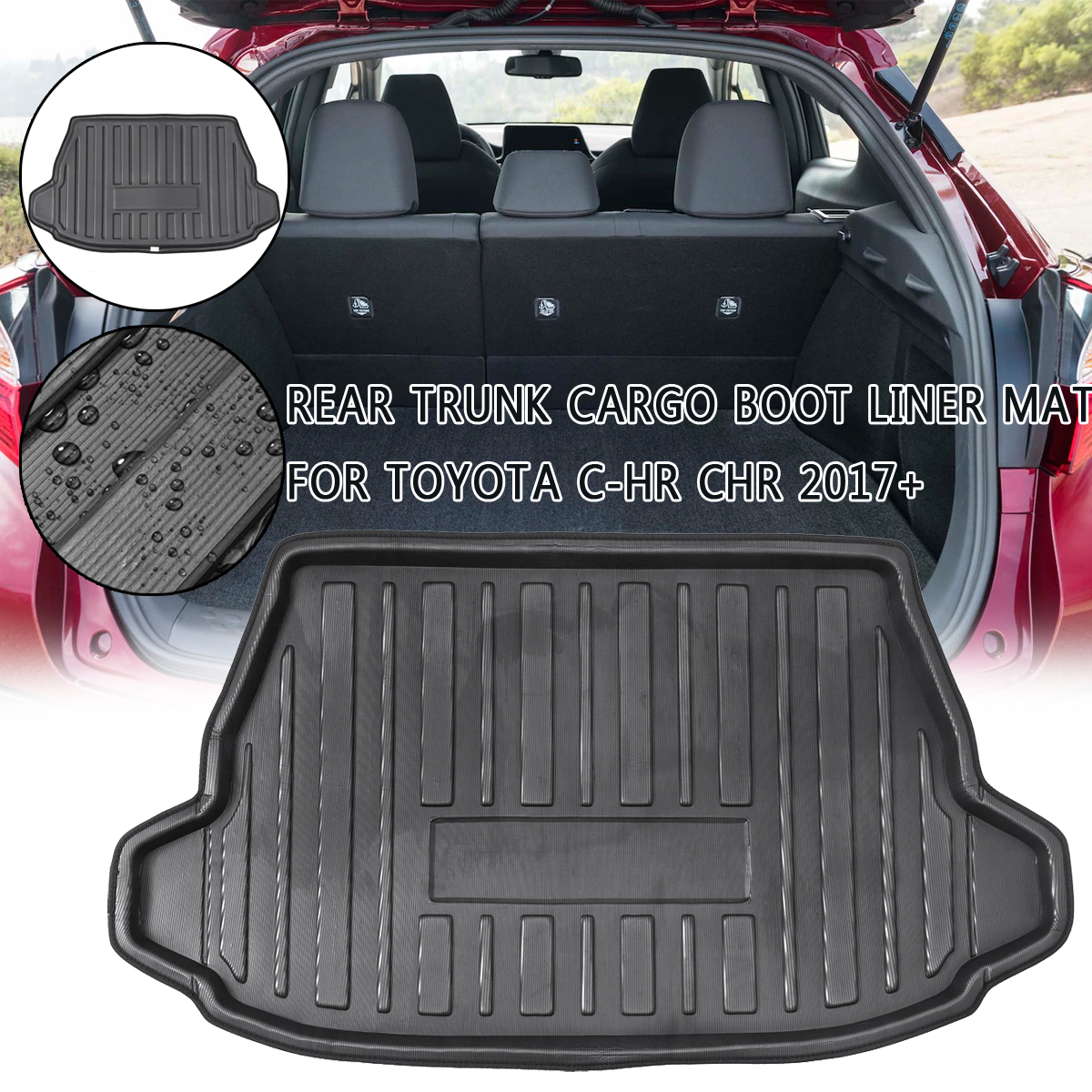 Rear-Trunk-Mat-Cargo-Boot-Liner-Floor-Tray-For-Toyota-C-HR-CHR-2017-2018-2019-1814106