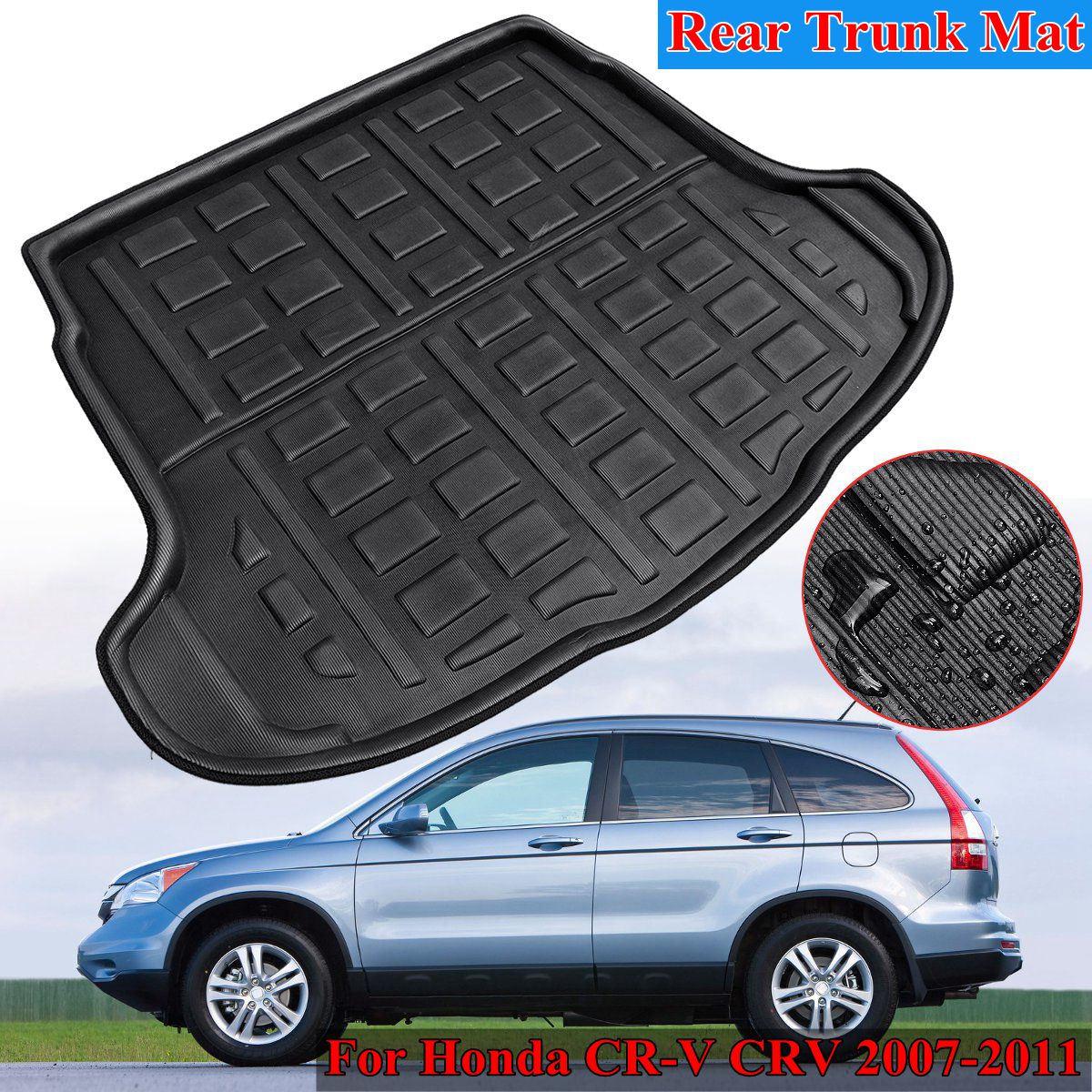 Tray-Boot-Liner-Car-Rear-Trunk-Cargo-Floor-Mat-Carpet-for-Honda-CR-V-CRV-2007-2011-1359070