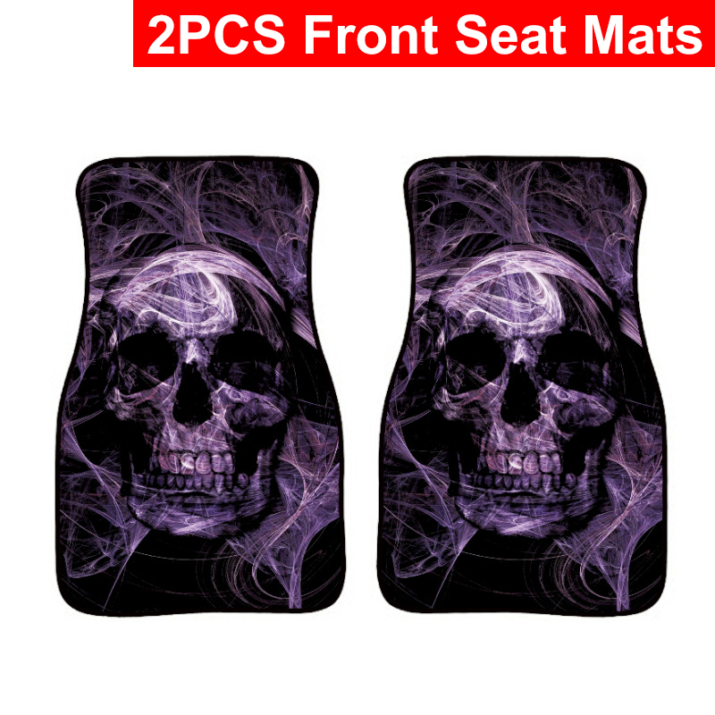 Universal-Skull-3D-Printing-Car-Floor-Mats-Front--Rear-Carpet-Mat-Armrest-1803001