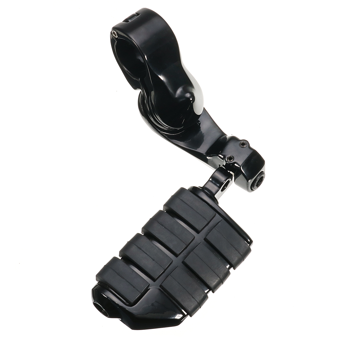125inch32mm-Black-Foot-Adjustable-Pegs-Pedal-Long-Angled-For-Harley-Davidson-1227214