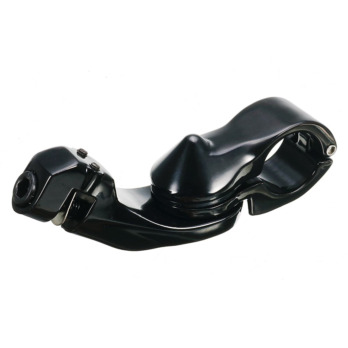 125inch32mm-Black-Foot-Adjustable-Pegs-Pedal-Long-Angled-For-Harley-Davidson-1227214