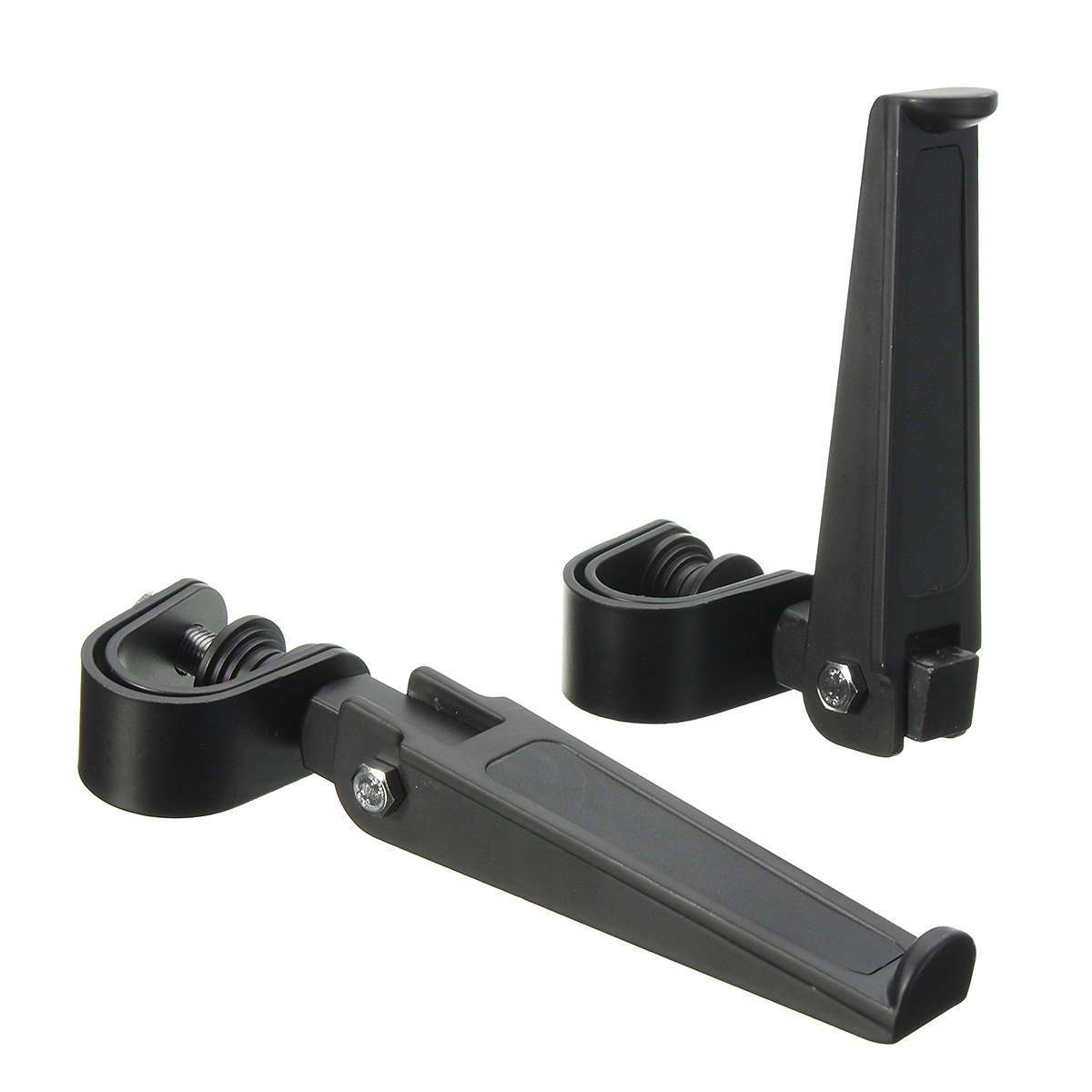 1inch-1-14inch-Universal-Motorcycle-Black-Clamp-On-Foot-Pegs-For-HaleyHonda-1208781