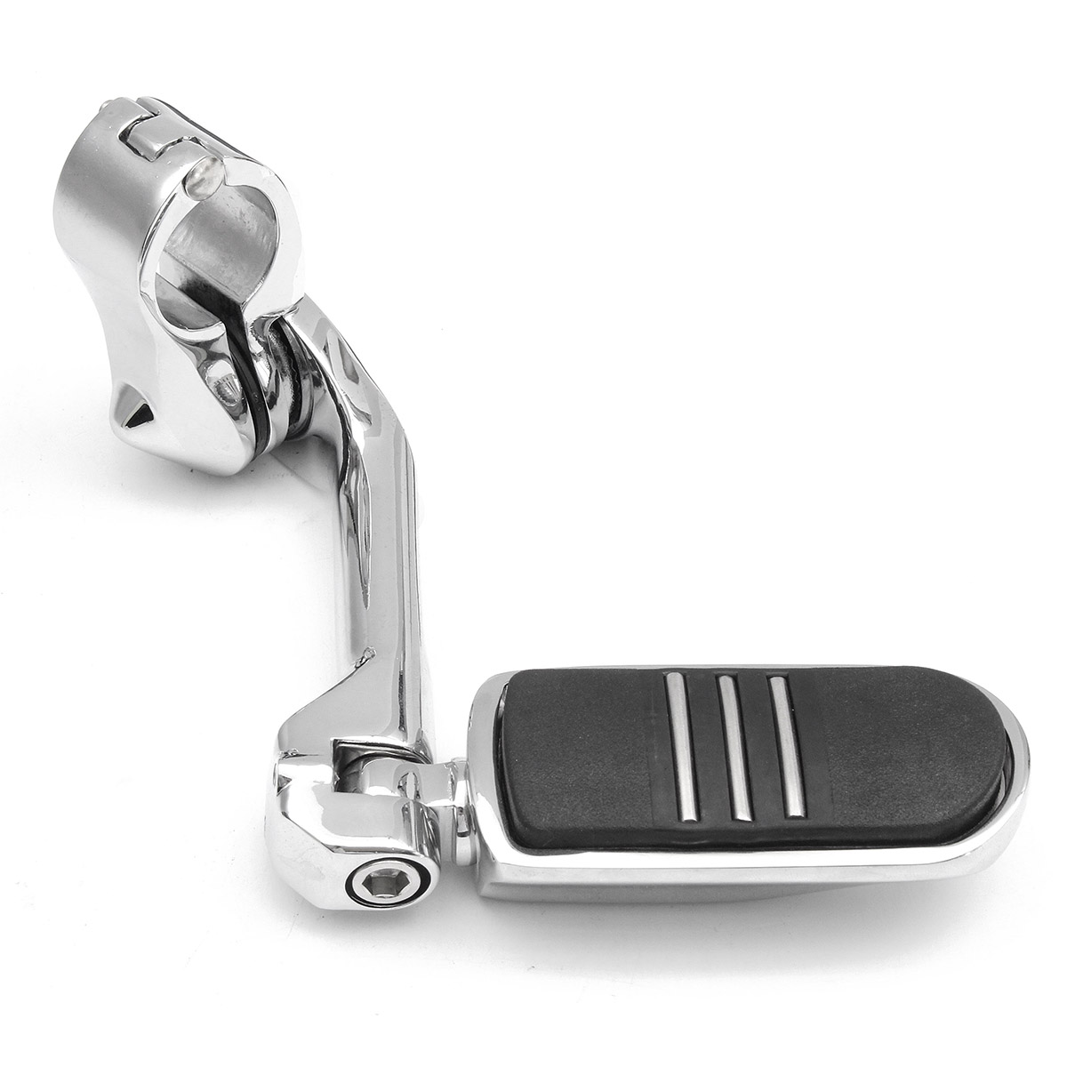 32mm-125Inch-Adjustable-Chrome-Rear-Foot-Pegs-Pedals-For-Harley-Davidson-1103256