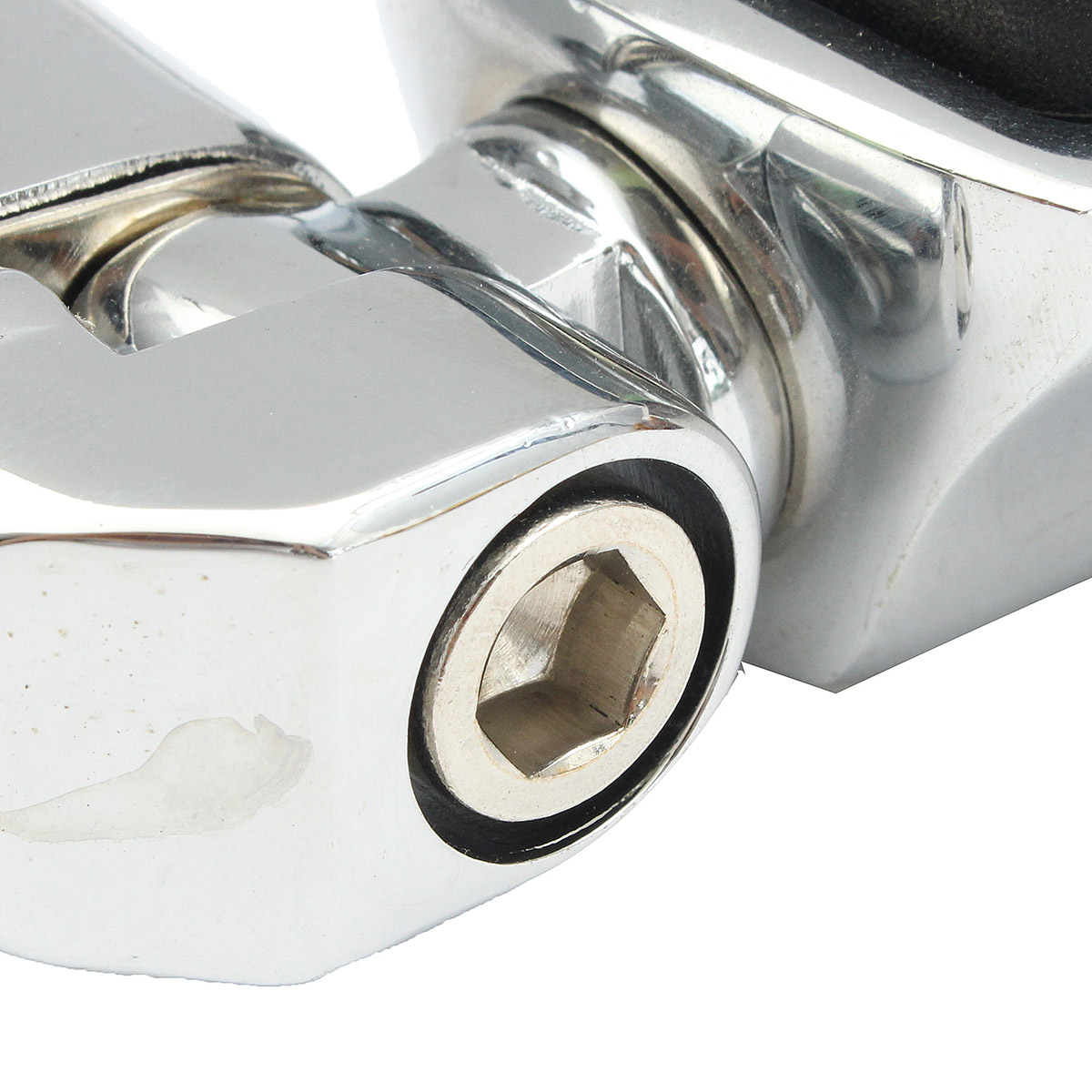 32mm-125Inch-Adjustable-Chrome-Rear-Foot-Pegs-Pedals-For-Harley-Davidson-1103256