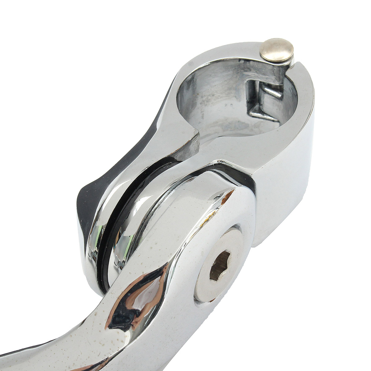 32mm-125Inch-Adjustable-Chrome-Rear-Foot-Pegs-Pedals-For-Harley-Davidson-1103256