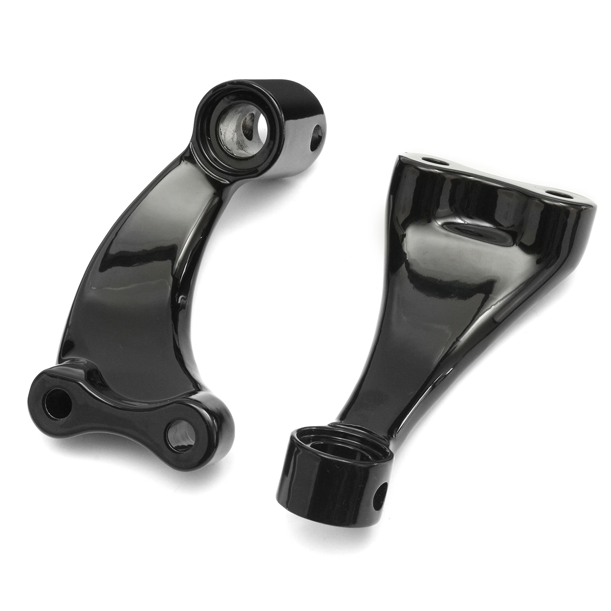 Black-Pedals-Bar-Linkage-Levers-For-Harley--Davidson-2014-2017-Complete-Kit-1187794
