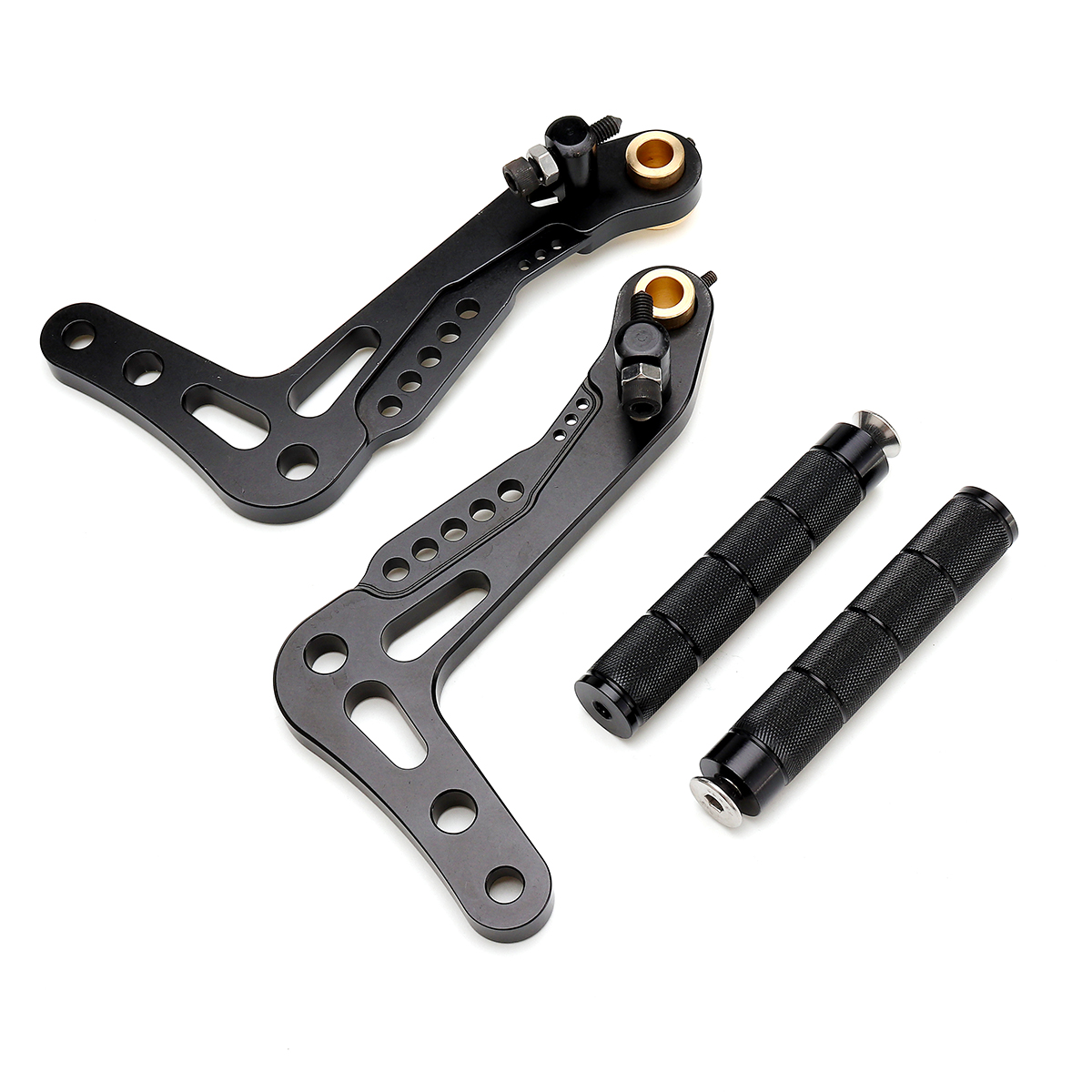 CNC-Go-Kart-Racing-Pedals-Billet-Brake-Accelerator-Set-Aluminum-Universal-1475624