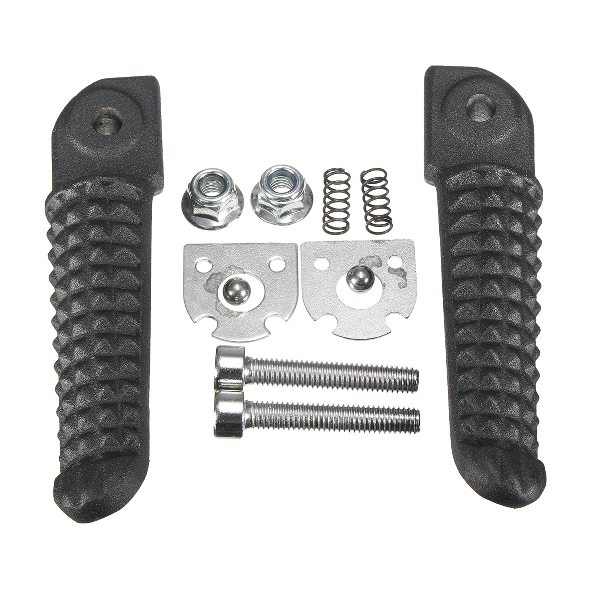 Motorcycle-Rear-Footrests-Pegs-Black-Pedals-For-Yamaha-Vmax-1200-YZF-R1-R6-R6S-1071318