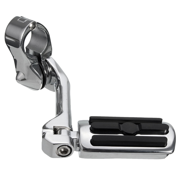 Pair-125inch-32cm-Adjustable-Foot-Pegs-Pedals-Long-Mount-For-Harley-Davidson-1042079