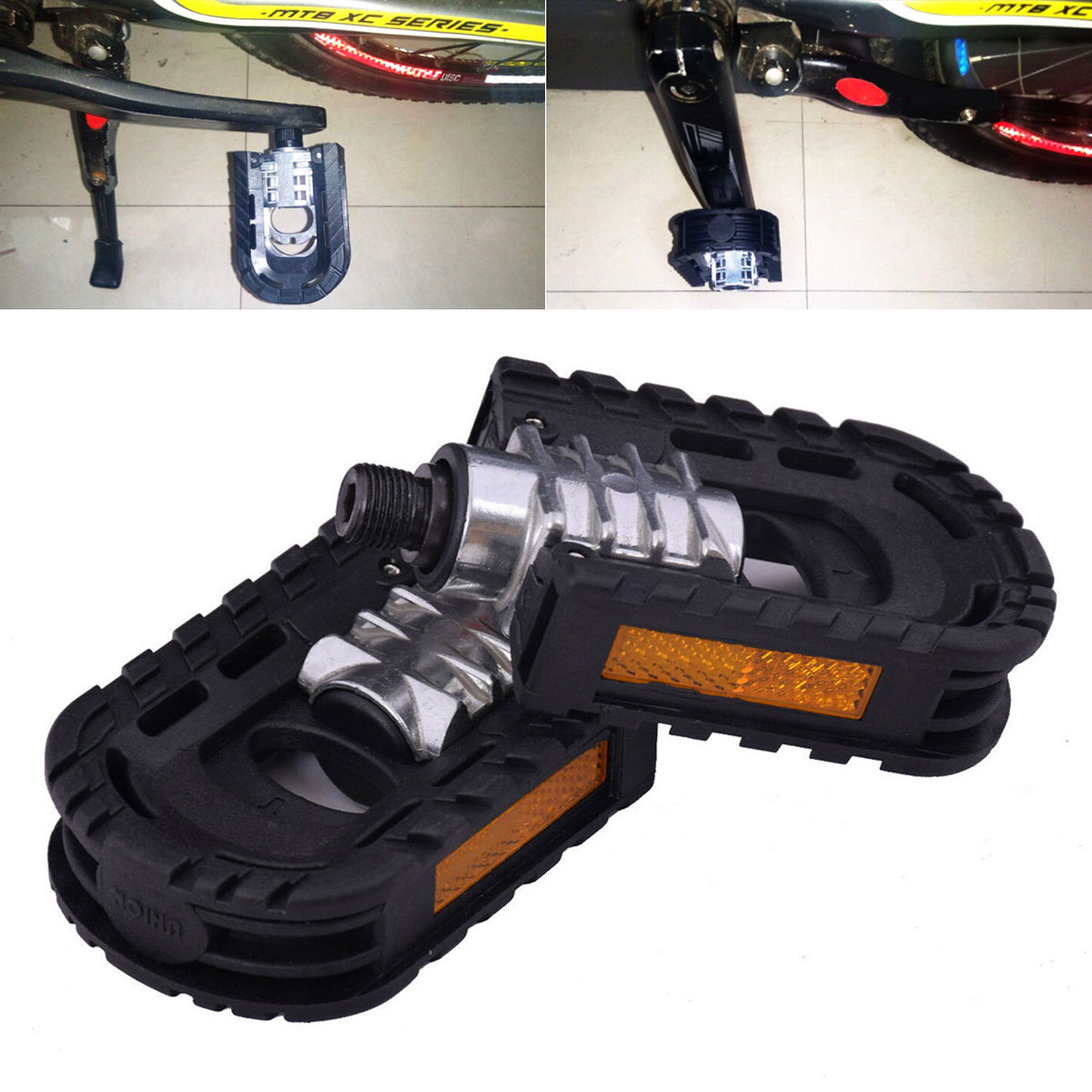 Pair-Aluminum-Alloy-Bicycle-Foldable-Pedals-916quot-14mm-For-Road-Mountain-Bike-1715900
