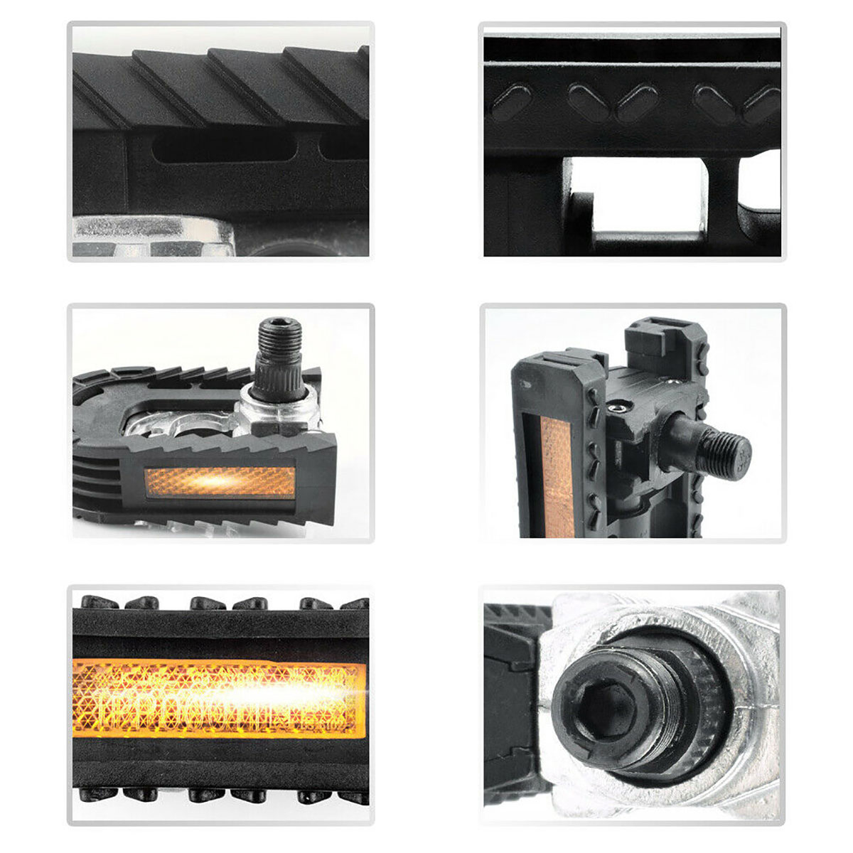 Pair-Aluminum-Alloy-Bicycle-Foldable-Pedals-916quot-14mm-For-Road-Mountain-Bike-1715900