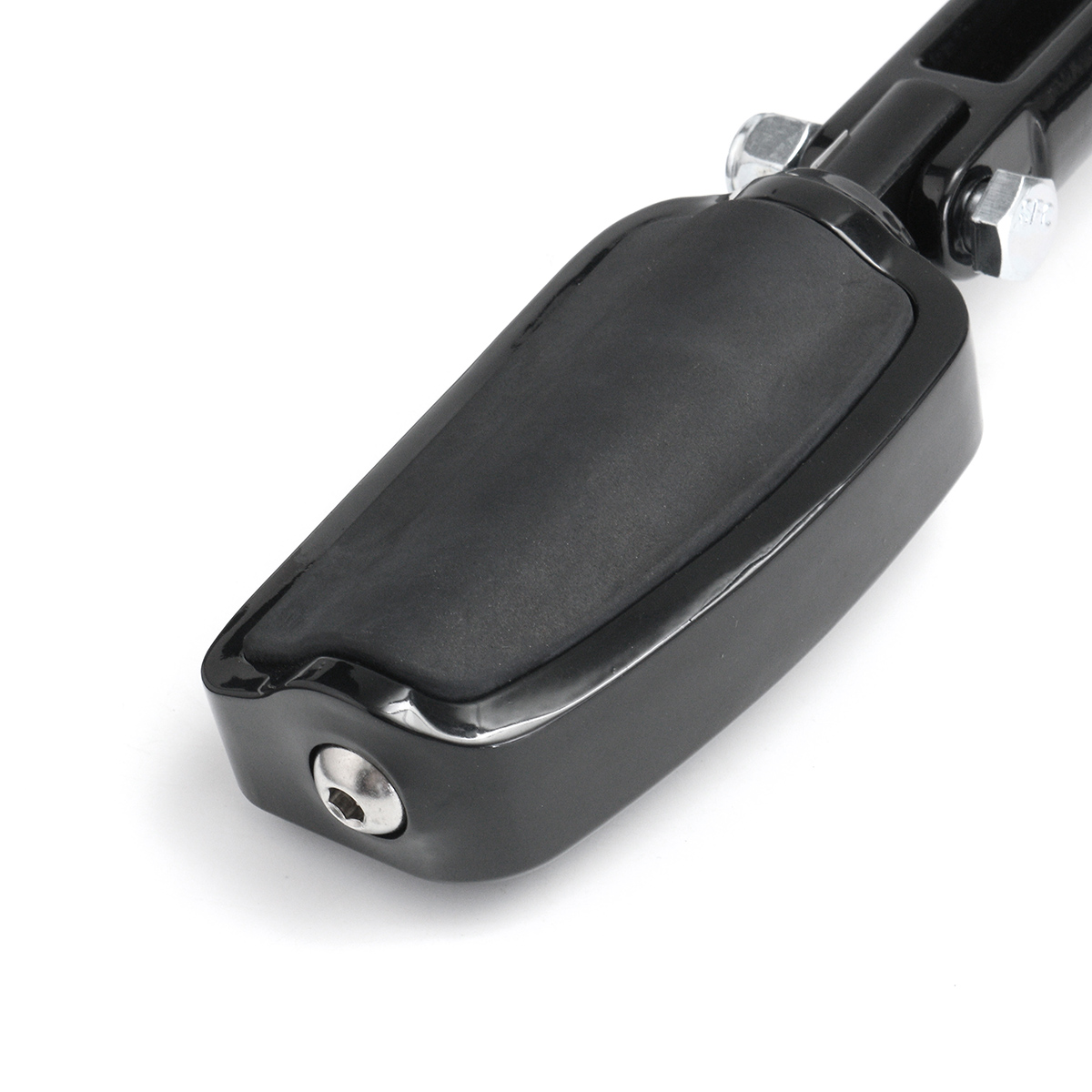 Pair-Passenger-Sport-Foot-Pegs-Mounting-Brackets-Black-Aluminum-For-Harley-1410352